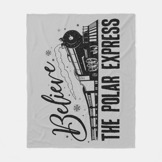 De Polar Express - Geloof |  grafisch Fleece Deken (Voorkant)