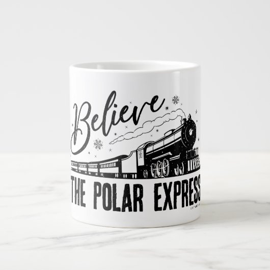 De Polar Express - Geloof |  grafisch Grote Koffiekop (Voorkant)