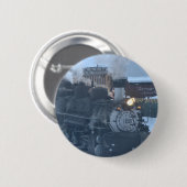 De Polar Express-motor Ronde Button 5,7 Cm (Voorkant /achterkant)