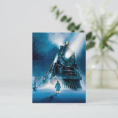 De Polar Express pyjama Briefkaart (Staand voorkant)