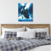 De Polar Express pyjama Canvas Afdruk (Insitu (Slaapkamer))