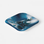 De Polar Express pyjama Papieren Bordje (Gebogen)