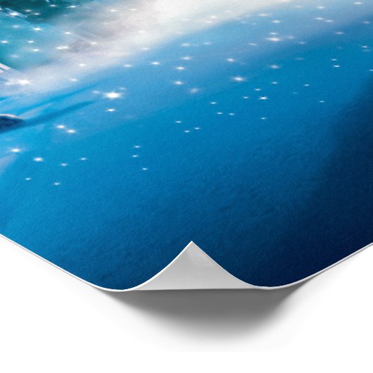 De Polar Express pyjama Poster (Hoek)