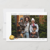 De Polar Express Sleigh Bell | Kerstfoto Feestdagenkaart (Voorkant)