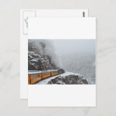 De polardrukregel zet de bocht om briefkaart (Voorkant / Achterkant)