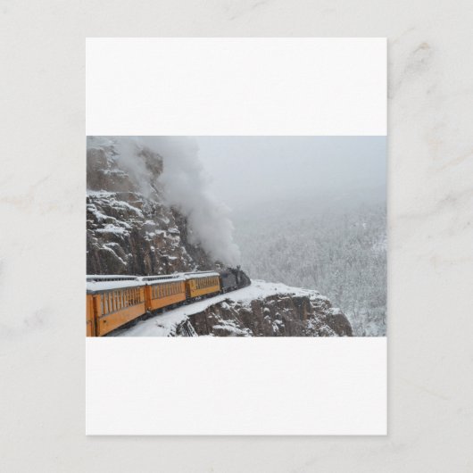 De polardrukregel zet de bocht om briefkaart (Voorkant)