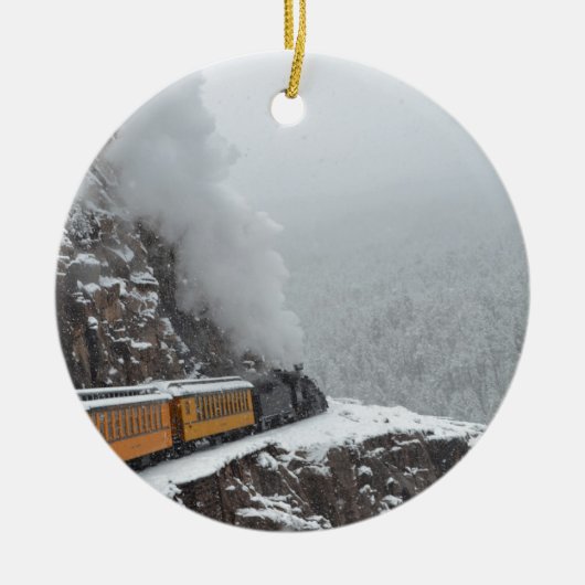 De polardrukregel zet de bocht om keramisch ornament (Voorkant)