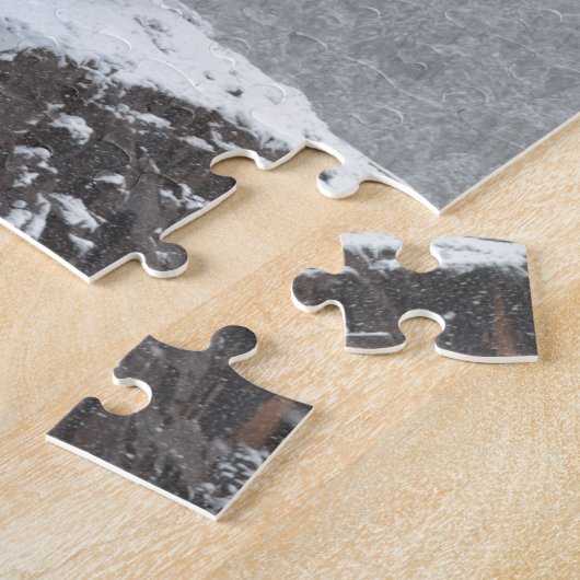 De polardrukregel zet de bocht om legpuzzel (Zijkant)