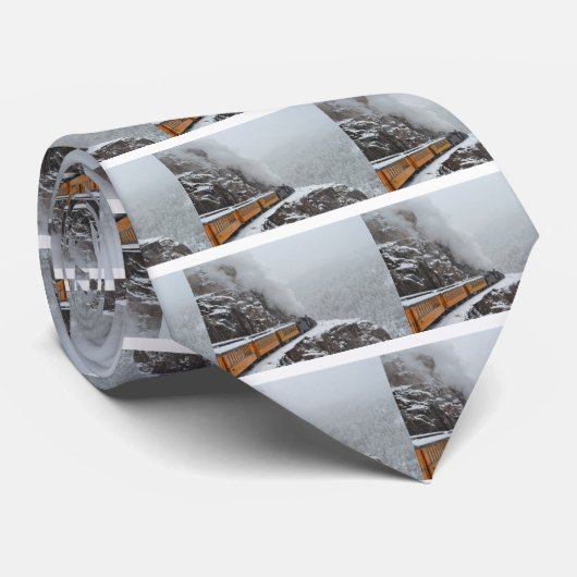 De polardrukregel zet de bocht om stropdas (Opgerold)