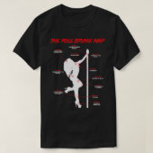 De Pole Bruise Map Dansend Practice Dance T-shirt (Design voorkant)