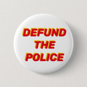 DE POLICE BLM-BUTTON VERDEDIGEN RONDE BUTTON 5,7 CM