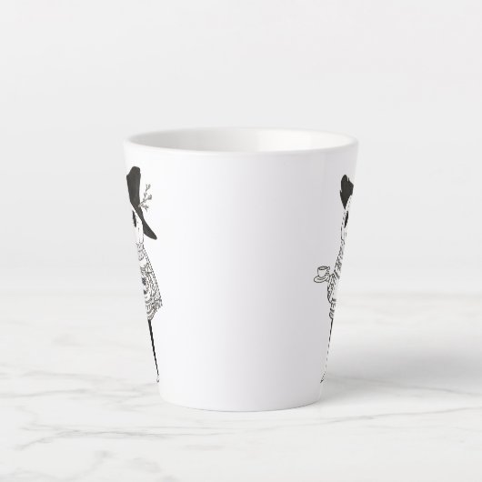 De Polite Pumpkin - Tea Time Latte Mok (Voorkant)