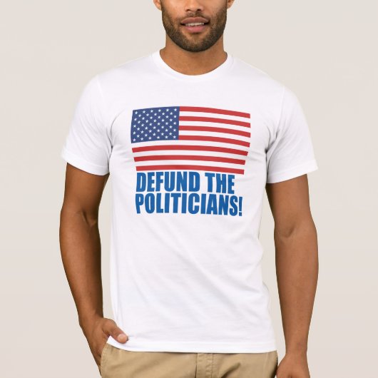 De politici in T-Shirt verdedigen (Voorkant)