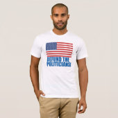 De politici in T-Shirt verdedigen (Voorkant volledig)