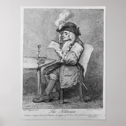 De politicus, met de naam John Keyse Sherwin Poster (Voorkant)