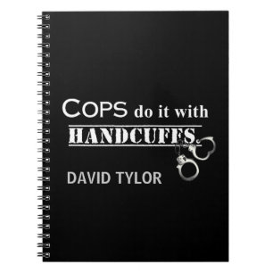 De politie doet het! Funny Cops giften Notitieboek