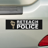 DE POLITIE HERSTELLEN BUMPERSTICKER (Op auto)