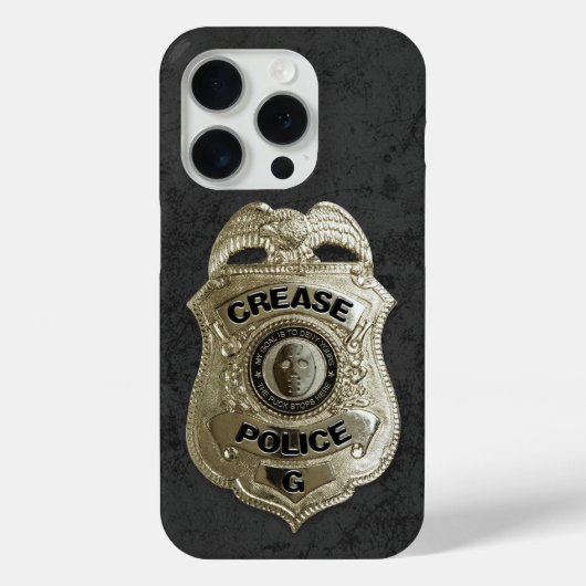 De politie van Creasen (Hockey Goalie) Case-Mate iPhone Case (Achterkant)