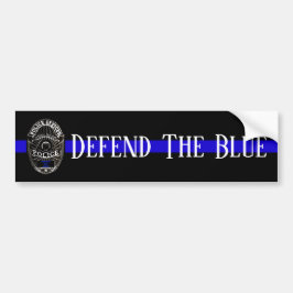 DE POLITIE VERDEDIGEN BUMPERSTICKER
