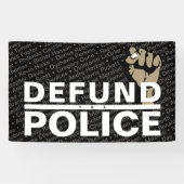 DE POLITIE VERDEDIGEN SPANDOEK (Horizontaal)