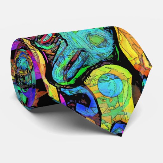 De politiek van het afbeelding stropdas (Opgerold)