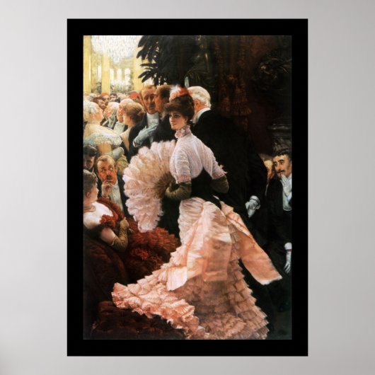 De politieke dame van James Tissot Poster (Voorkant)