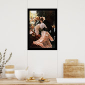 De politieke dame van James Tissot Poster (Keuken)