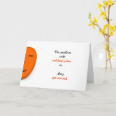 De politieke Grappen krijgen de Verkozen Grappige Kaart (Gele Bloem)