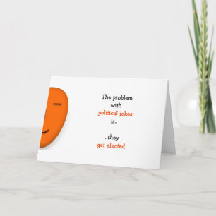 De politieke Grappen krijgen de Verkozen Grappige Kaart