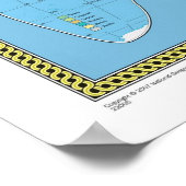 De politieke wereldkaart poster (Hoek)