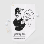 De politieman heeft een Cuckoo Clock Helmet Golfhanddoek (Insitu)