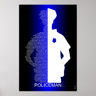De politieman poster