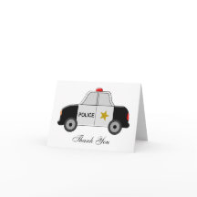 De politiewagen dankt u