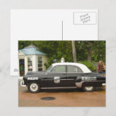 De 'politiewagen van 51 Chevrolet Briefkaart (Voorkant / Achterkant)