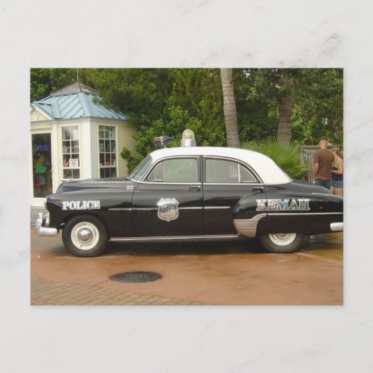 De 'politiewagen van 51 Chevrolet Briefkaart (Voorkant)