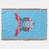 De politsexpressie | Elves met trein Deken (Voorkant)