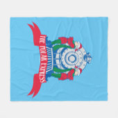 De politsexpressie | Elves met trein Fleece Deken (Voorkant (Horizontaal))