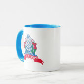 De politsexpressie | Elves met trein Mok (Voorkant links)