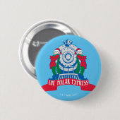 De politsexpressie | Elves met trein Ronde Button 5,7 Cm (Voorkant /achterkant)