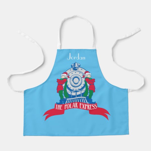 De politsexpressie | Elves met trein Schort (Voorkant)