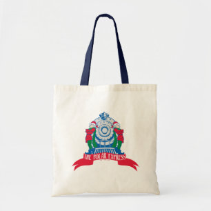 De politsexpressie   Elves met trein Tote Bag