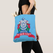 De politsexpressie | Elves met trein Tote Bag (Dichtbij)