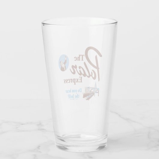 De politsexpressie | "Hoor je de bel" Retro Glas (Achterkant)