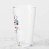 De politsexpressie | "Hoor je de bel" Retro Glas (Links)