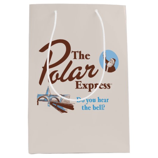 De politsexpressie | "Hoor je de bel" Retro Medium Cadeauzakje (Voorkant)