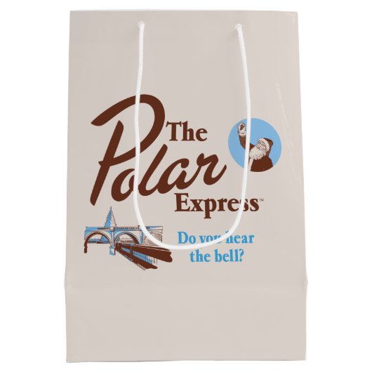 De politsexpressie | "Hoor je de bel" Retro Medium Cadeauzakje (Achterkant)