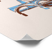 De politsexpressie | "Hoor je de bel" Retro Poster (Hoek)