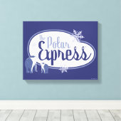 De politsexpressie | Polaire Beren Retro Grafisch Canvas Afdruk (Insitu (Houten vloer))