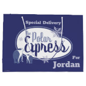 De politsexpressie | Polaire Beren Retro Grafisch Groot Cadeauzakje (Achterkant)