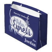 De politsexpressie | Polaire Beren Retro Grafisch Groot Cadeauzakje (Achterkant Gekanteld)